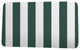 Goals, Gourds, and Gatherings Rugby Stripe Stripe Print Bath Mat, Green, 21"x34"