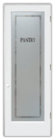 Pantry Door - Classic - Primed - 28" x 84" - Knob on Left - Pull Open