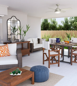 Hunter Fan Company Dempsey Damp Matte Nickel Ceiling Fan With Light/Remote, 52"