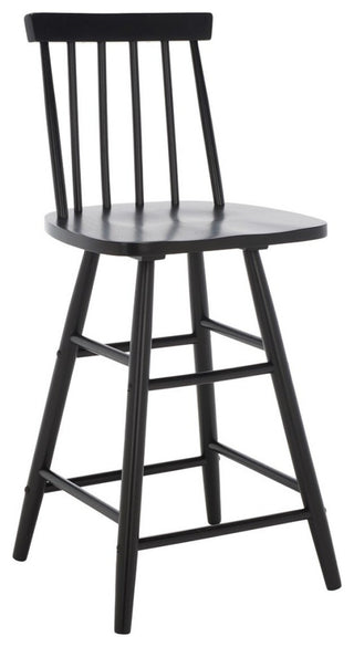 Safavieh May Wood Counter Stool, Black