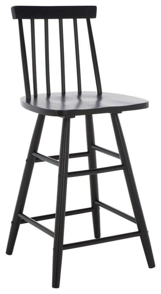 Safavieh May Wood Counter Stool, Black