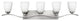 Hinkley Josie Five Light Vanity, Brushed Nickel