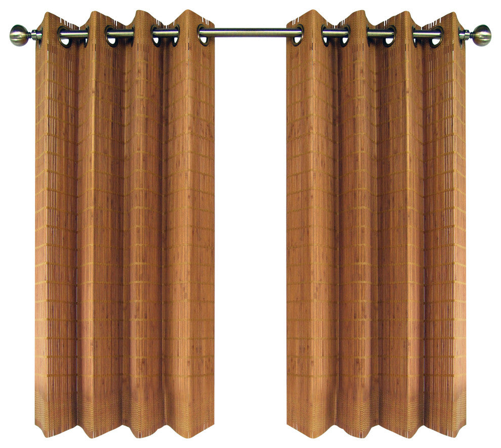 Bamboo Grommet Panel, Teak