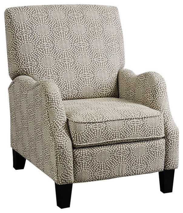 Madison Park Hoffman Eclectic Saules Push Back Recliner Lounge Chair