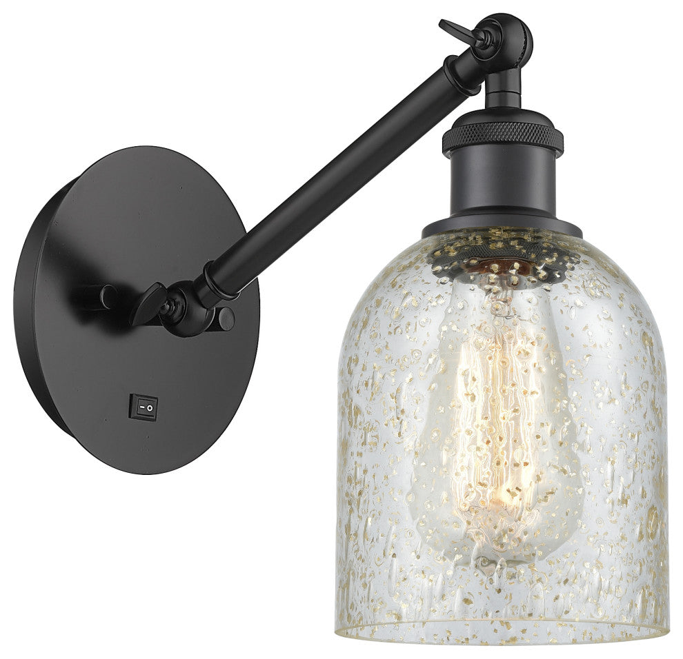 Innovations 317-1W-BK-G259-LED 1-Light Sconce, Matte Black