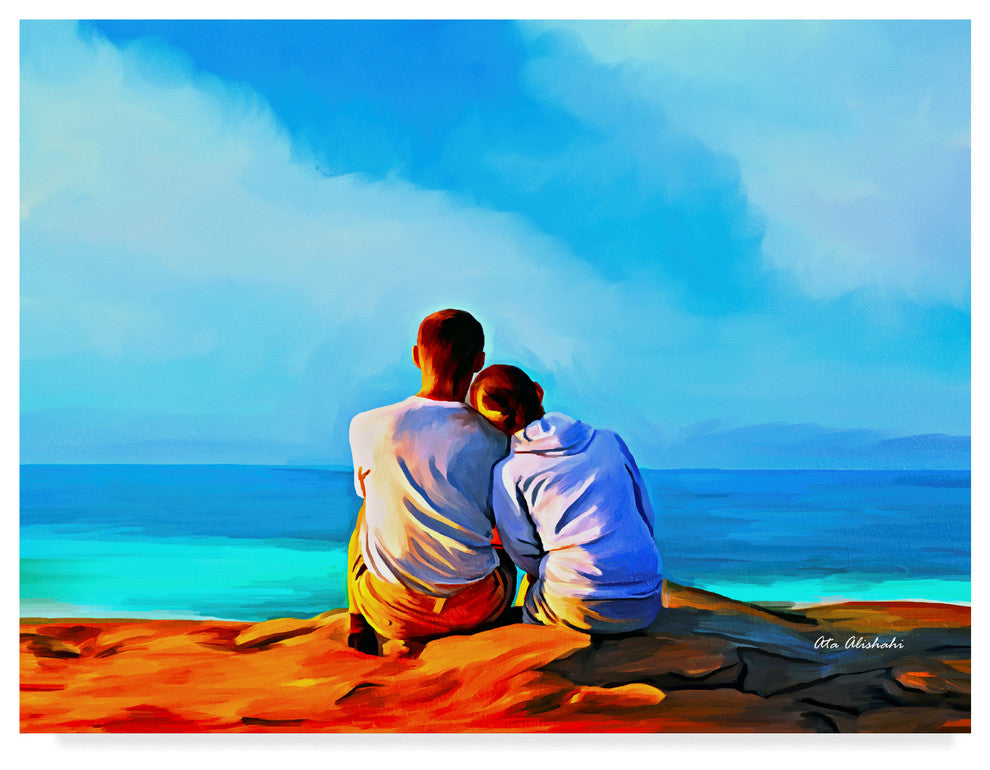 "A Day With You" by Ata Alishahi, Canvas Art, 32"x24"