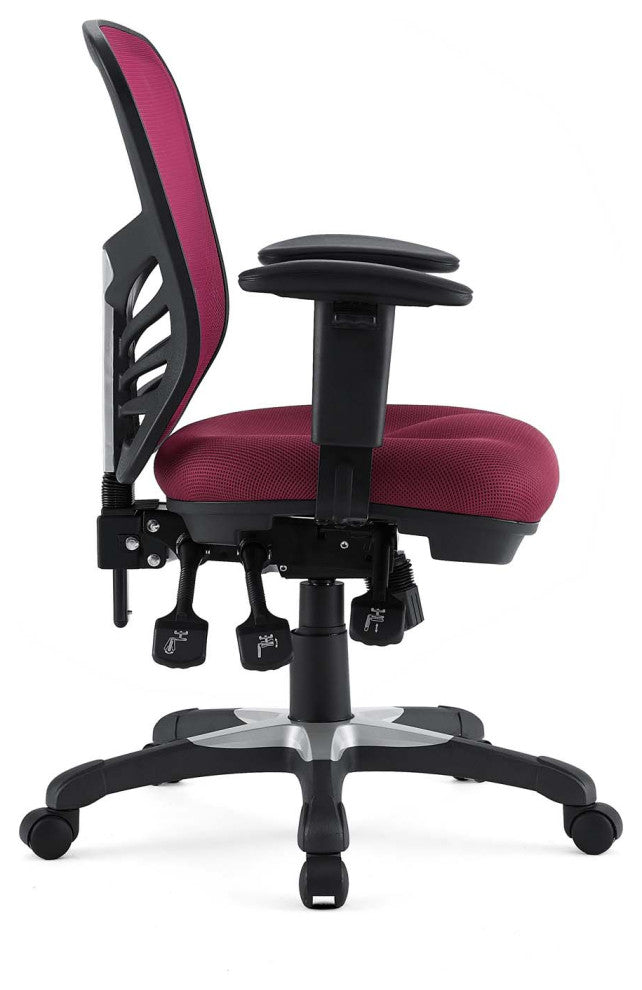 Articulate Mesh Office Chair, Red