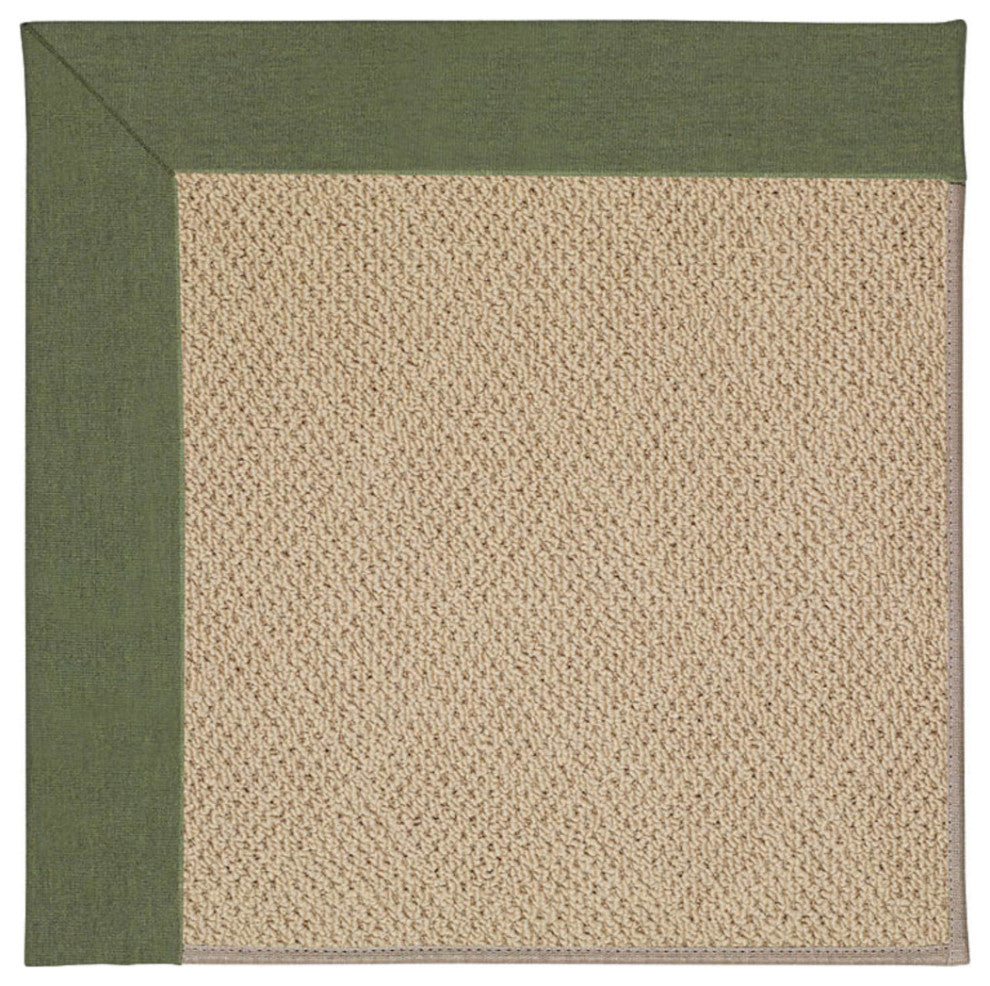Capel Zoe-Cane Wicker Plant Green 1990_274 Machine Tufted Rugs - 3' X 5'