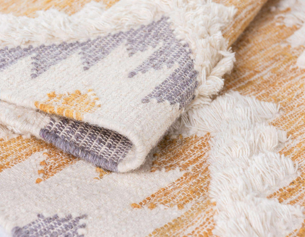 Unique Loom Ivory Mesa Area Rug, Yellow, 3'3x5', Rectangular