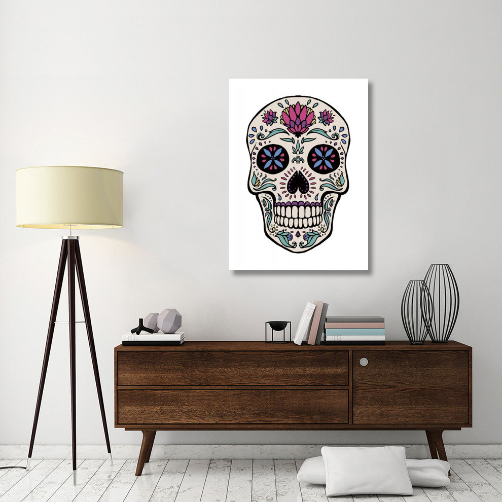"Sugar Skull II" Digital Paper Print by Janelle Penner, 33"x46"