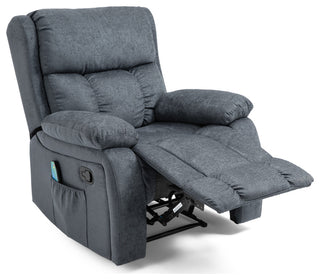 Lexie Contemporary Pillow Tufted Massage Recliner