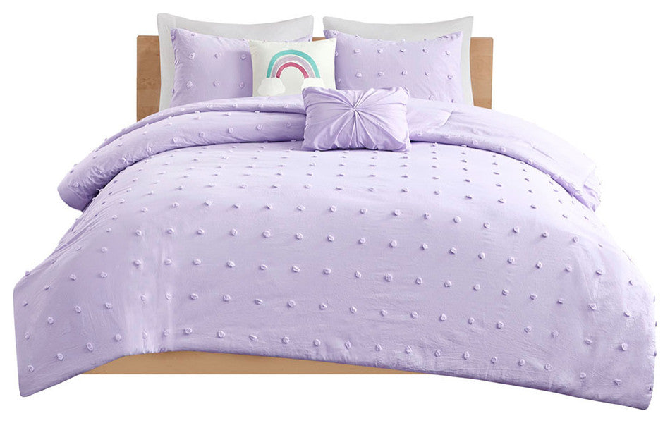 Urban Habitat Kids Callie Pom-Pom Rainbow Comforter Set