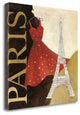 "Paris Dress - A Day In The City" By Albena Hristova, Gallery Wrap Canvas