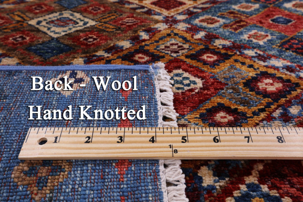 6' 9" X 9' 8" Super Kazak Khorjin Hand Knotted Wool Rug Q5343