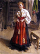 Anders Zorn Girl in an Orsa Costume, 21"x28" Wall Decal Print
