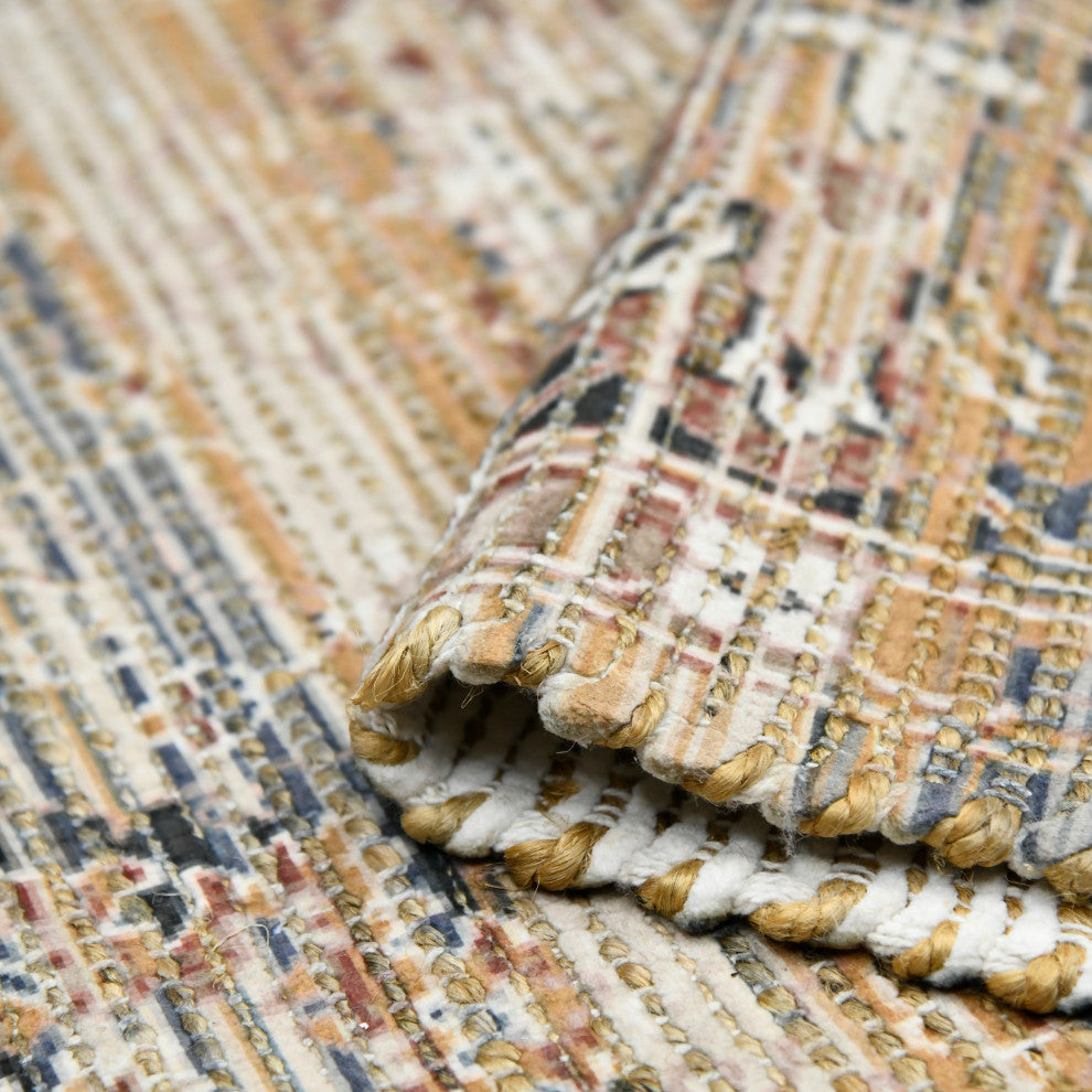 Prairie Hays Area Rug, Blue, 8' x 10', Oriental