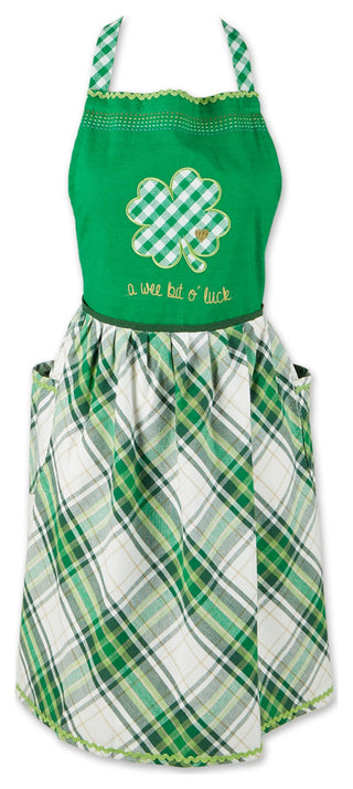 Barn Red Chef Stripe Double Oven Mitt