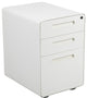 3-Drawer Filing Cabinet W/Hanging Drawer for Legal & Letter Files-White