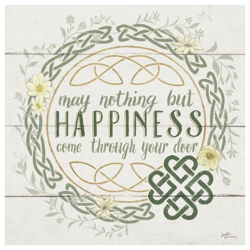 "Irish Blessing I" Digital Paper Print by Janelle Penner, 32"x32"