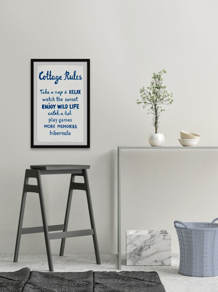 "Enjoy Wild Life" Framed Painting Print, 16x24