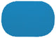 Fishnet Process Blue Oval Placemat Dz.