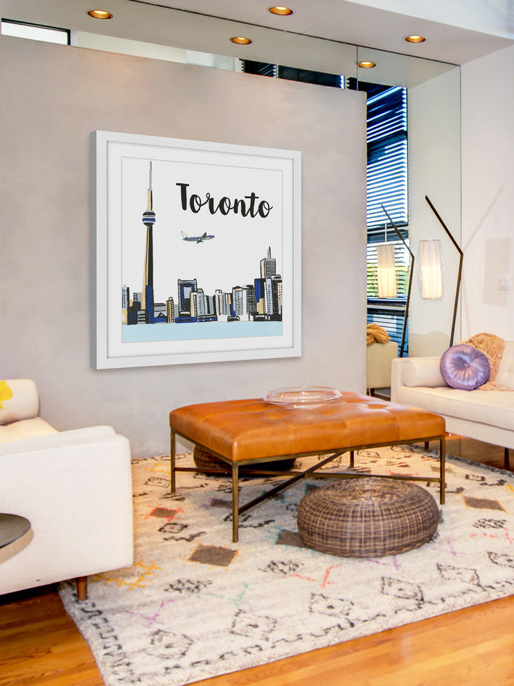"Toronto Lakeview" Framed Print by Molly Rosner
