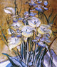 Maria Oakey Dewing Irises and Calla Lilies, 20"x25" Wall Decal