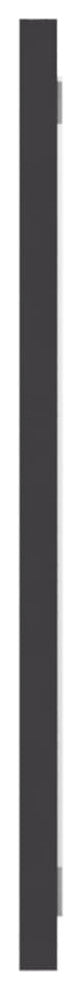 vidaXL Mirror Vanity Mirror Wall Mounted Bath Mirror Gray Engineered Wood