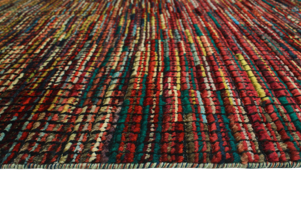 High-Low Chobi Denny Red Rug, 8''2x10''5