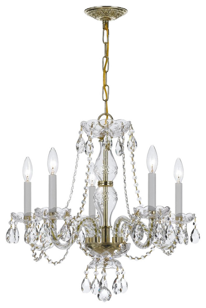 Crystorama Traditional Crystal 5-Light Chandelier