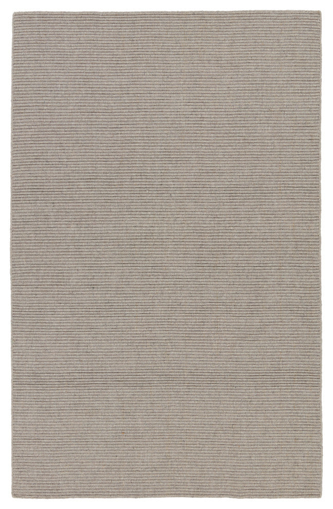 Jaipur Living Shyre Handmade Solid Gray Area Rug 9'X12'