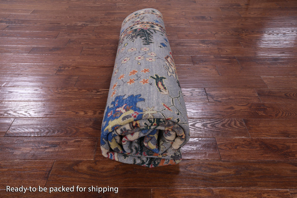 William Morris Handmade Wool Rug 8' 0" X 9' 9" Q9502
