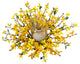16" Artificial Forsythia Candelabrum