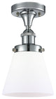 INNOVATIONS LIGHTING 916-1C-PC-G61 Small Cone 1 Light Semi-Flush Mount
