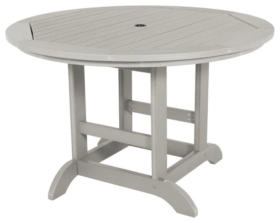 Round Dining Table, 48", Harbor Gray