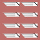 Cornice White Urethane Princess Anne Simple Design 8 Pieces Totaling 752" Length