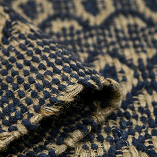 Zola Parquet Area Rug, Black, 5' x 8', Geometric