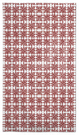 Distressed Tile Pattern Red 58x102 Tablecloth