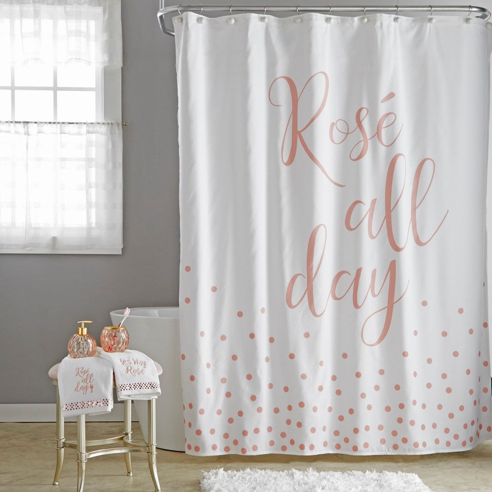 SKL Home Rose All Day Shower Curtain
