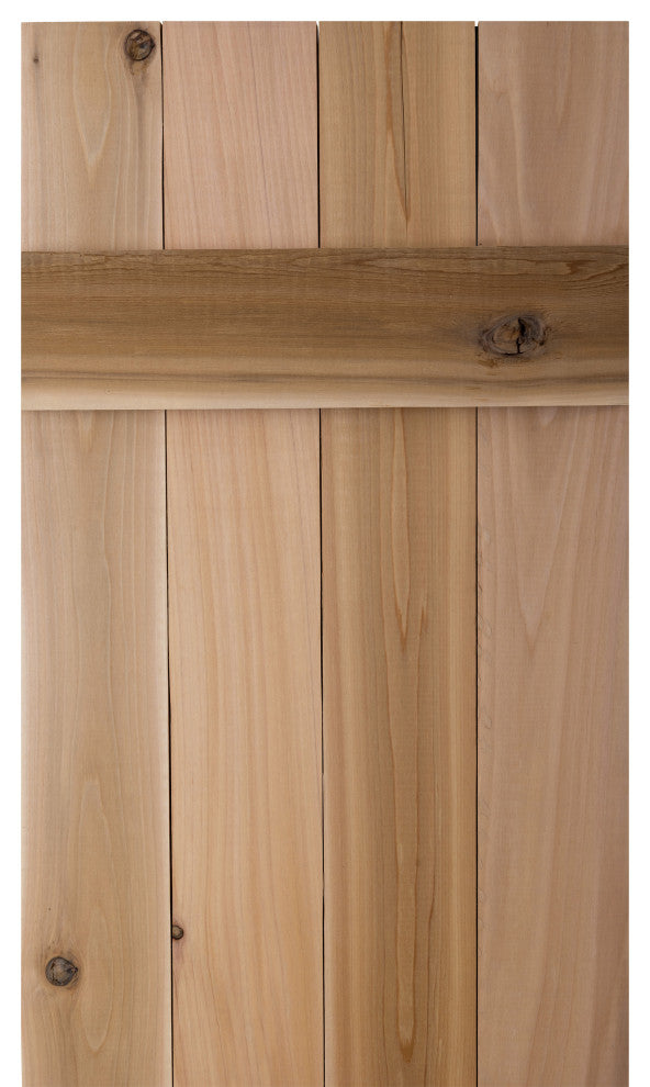 Traditional Board and Batten Exterior Shutters Pair, Dirty Blonde, 66"
