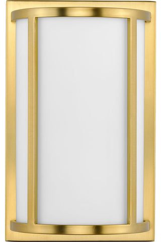Parkhurst Collection Two-Light Brushed Bronze Etched Glass Wall Sconce