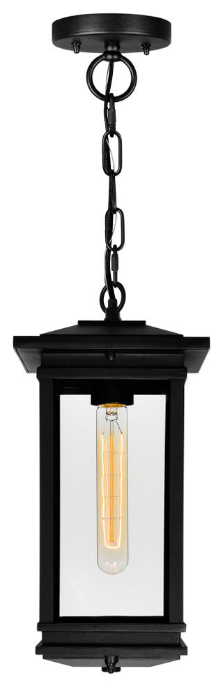 Oakwood 1 Light Outdoor Black Pendant