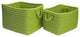Colonial Mills Basket Modern Farmhouse Braided Mudroom Apple Green Rectangle