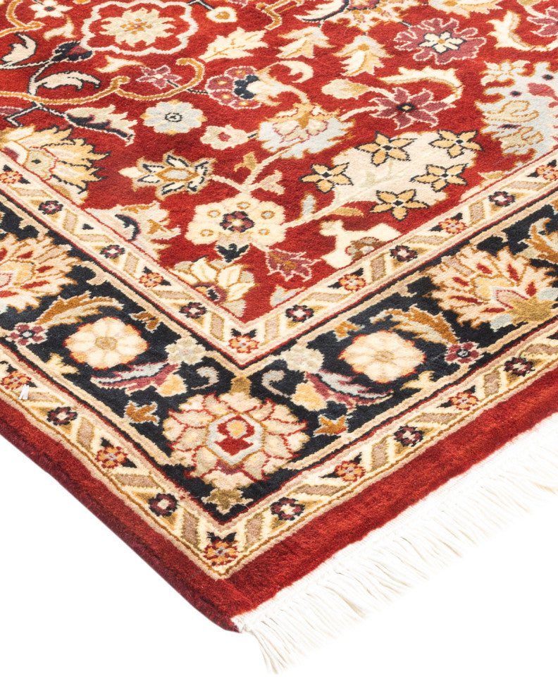 Orai, One-of-a-Kind Hand-Knotted Area Rug Red, 3'1"x5'2"