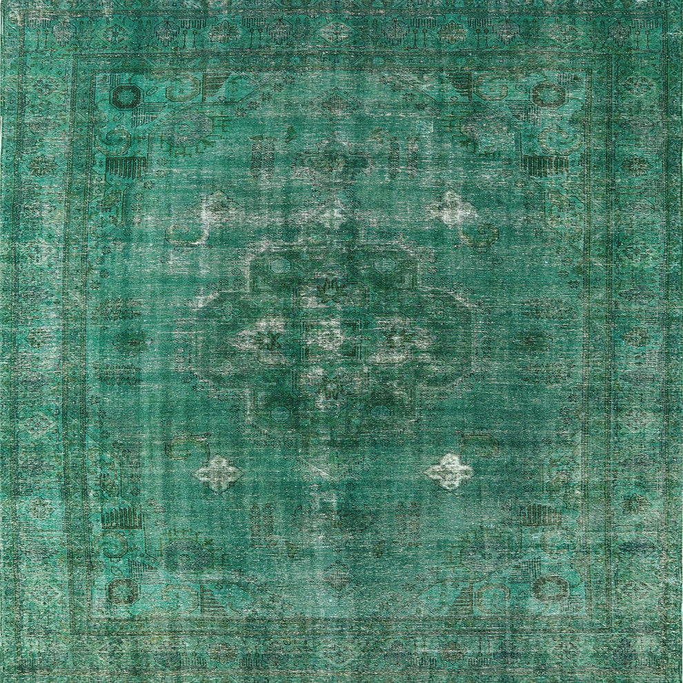 Ahgly Company Indoor Square Mid-Century Modern Area Rugs, 5' Square
