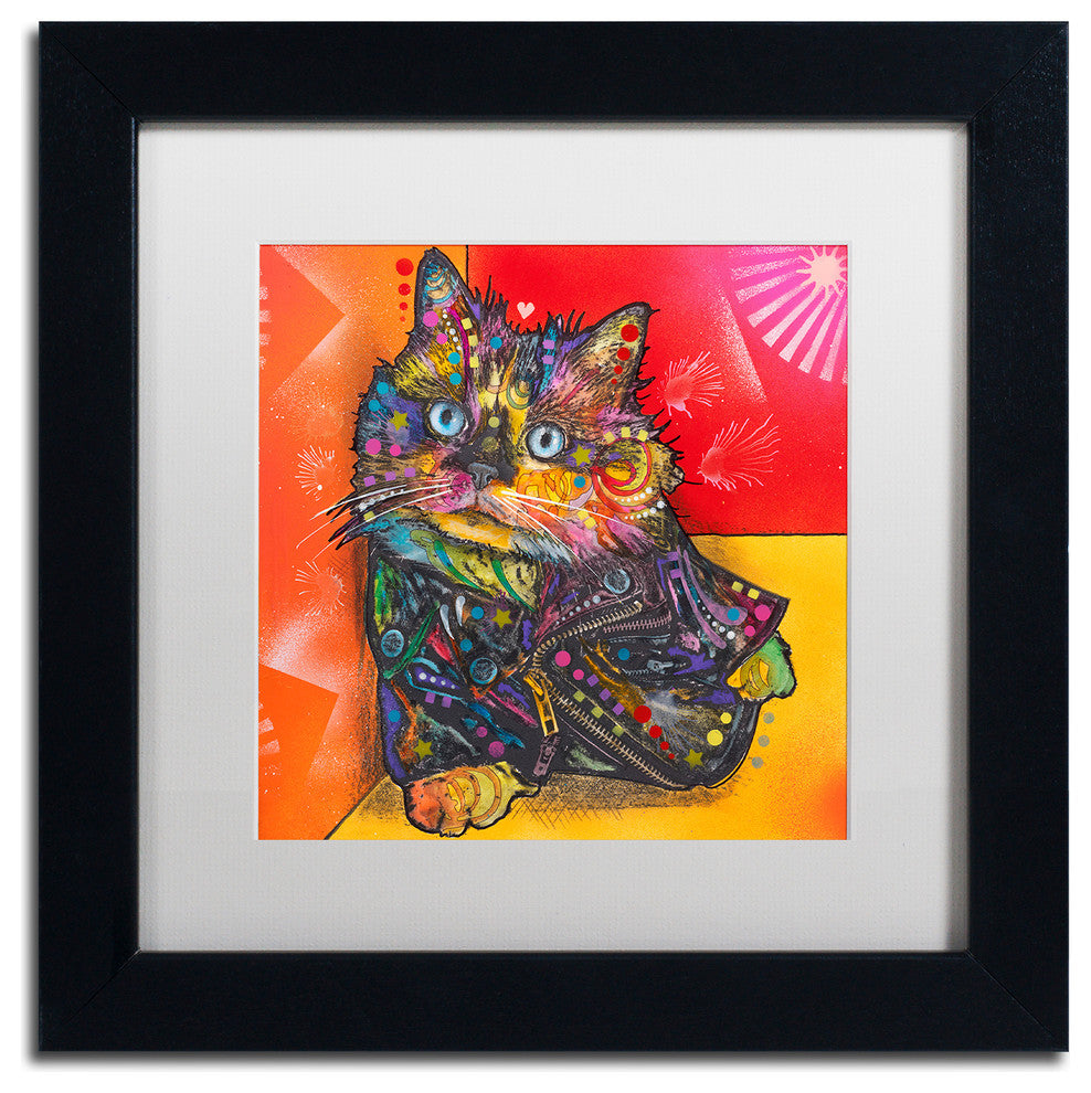 Dean Russo 'Baby Albert' Art, Black Frame, White Mat, 11x11