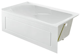 Concorde 60"x32" Acrylic, Alcove, Left-Hand Drain