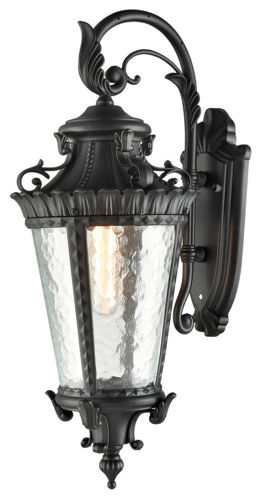 Black Outdoor Wall Lantern Sconce Waterproof Porch Light Fixture