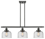 Large Bell 3-Light Island-Light, Oil Rubbed Bronze, Seedy