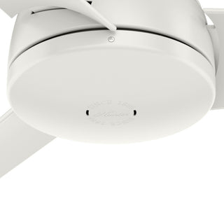 Hunter 52" Trimaran Fresh White Wet Rated Ceiling Fan With Wall Control